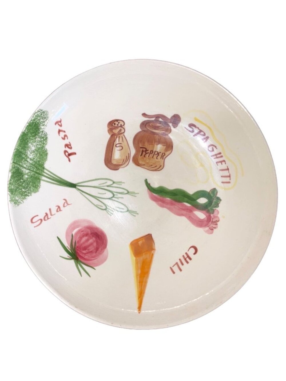 Los Angeles Potteries Vintage Ceramic Salad Pasta Chili Spaghetti Bowl XX700 56